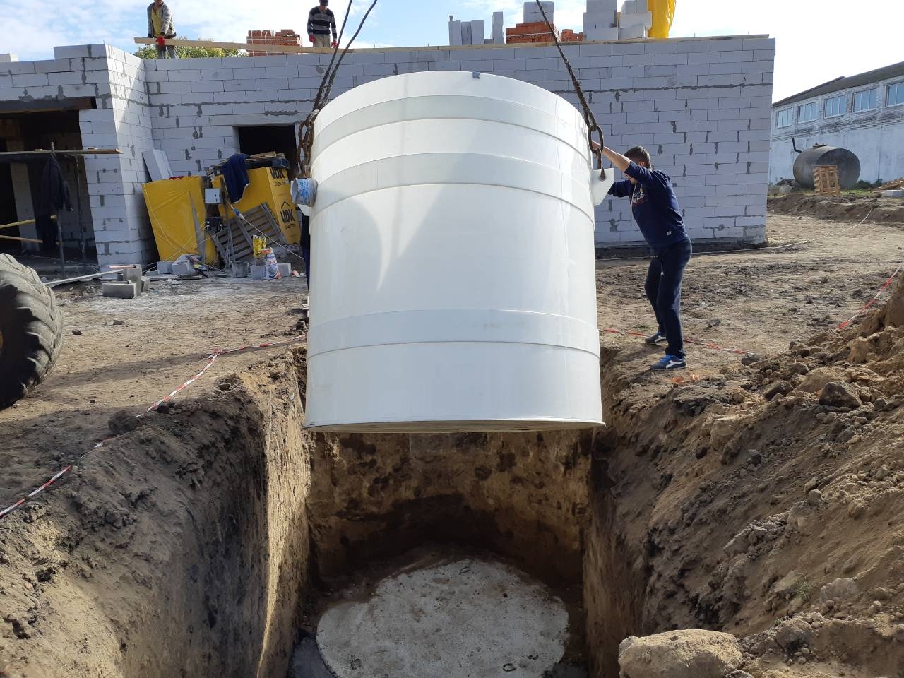 Монтаж очистных сооружений AQUATEC (7)